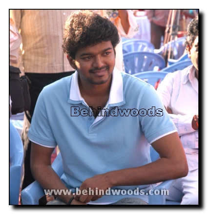 Vijay at Hyderabad